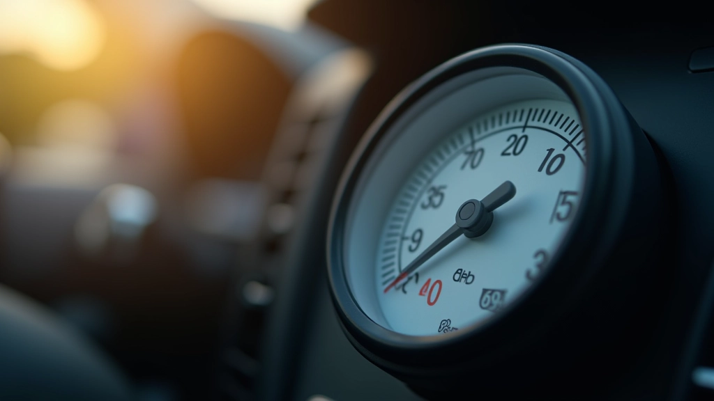 AC pressure gauge readings showing refrigerant levels during summer heat testing