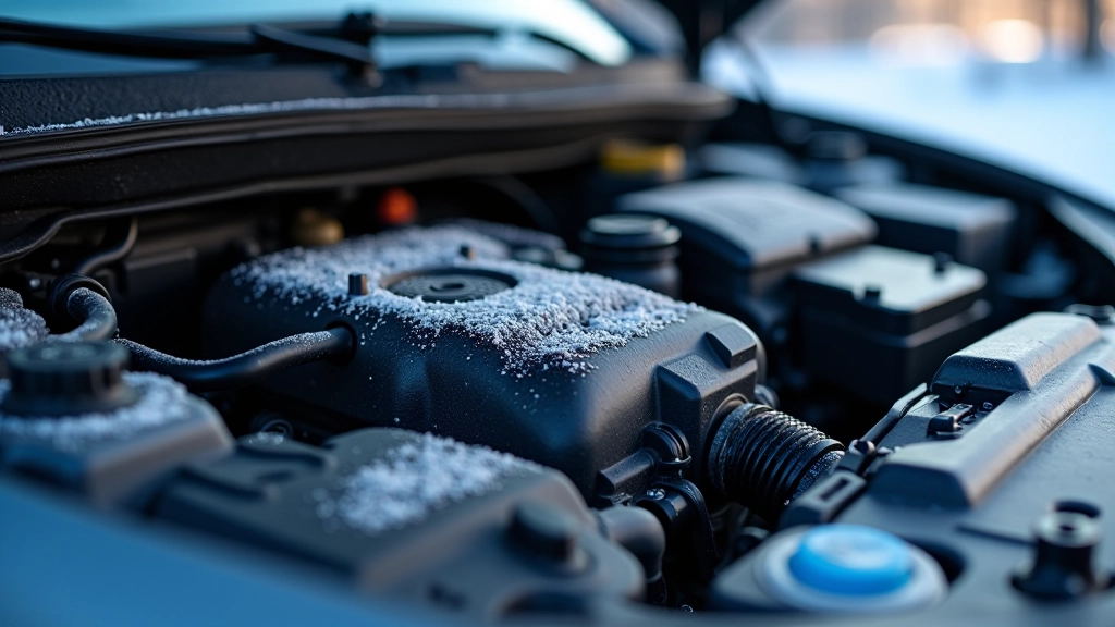 Vehicle AC system components protected during winter cold weather season in Tartu